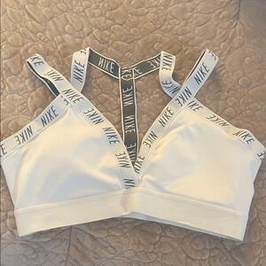 Nike Women's White Strappy Sports Bra